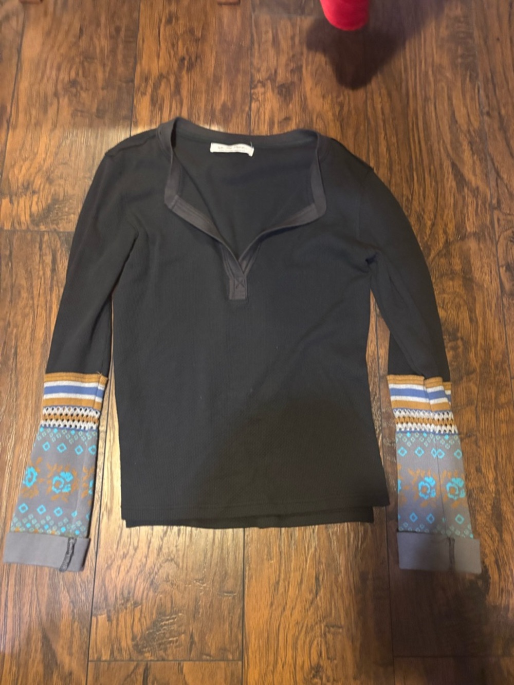 Free people long sleeve thermal tee